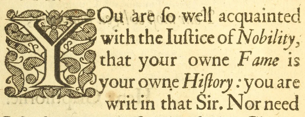 An illustration from The ladies priviledge : as it was acted with good allowance at the Cock-pit in Drury-Lane, and before Their Majesties at White-Hall twice : by Their Maiesties Servants, 1640, leaf 9