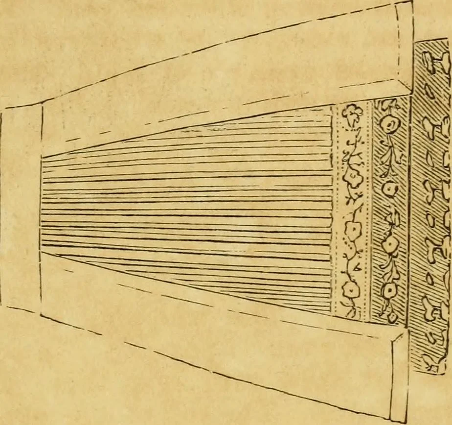 An illustration from The Ladies' self instructor in millinery and mantua making, embroidery and appliqué, canvas-work, knitting, netting, and crochet-work, 1853, leaf 124
