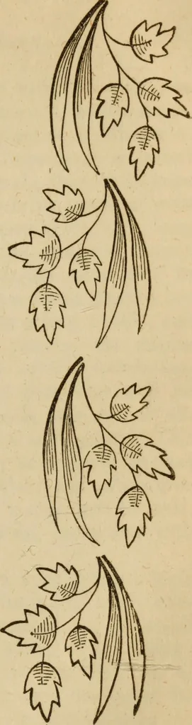 An illustration from The Ladies' self instructor in millinery and mantua making, embroidery and appliqué, canvas-work, knitting, netting, and crochet-work, 1853, leaf 36