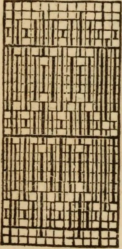 An illustration from The Ladies' self instructor in millinery and mantua making, embroidery and appliqué, canvas-work, knitting, netting, and crochet-work, 1853, leaf 73