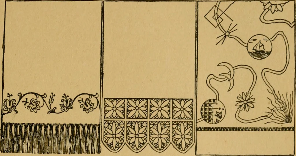 An illustration from Ladies's work for pleasure and profit, 1894, leaf 102