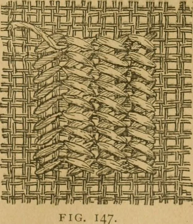 An illustration from Ladies's work for pleasure and profit, 1894, leaf 156