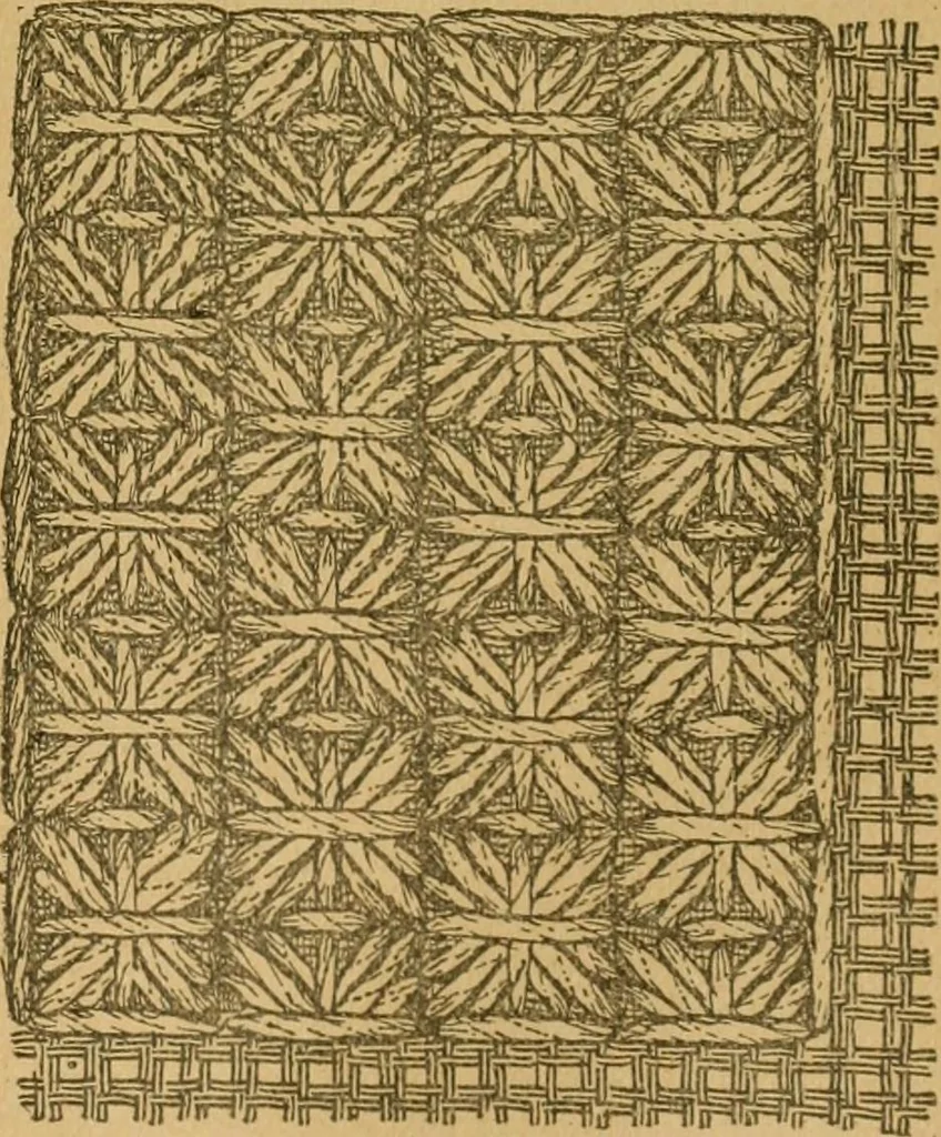 An illustration from Ladies's work for pleasure and profit, 1894, leaf 158