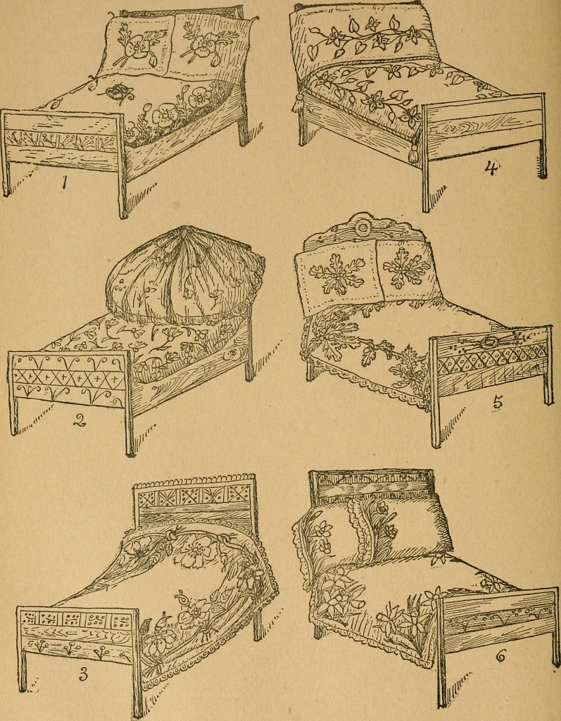 An illustration from Ladies's work for pleasure and profit, 1894, leaf 161