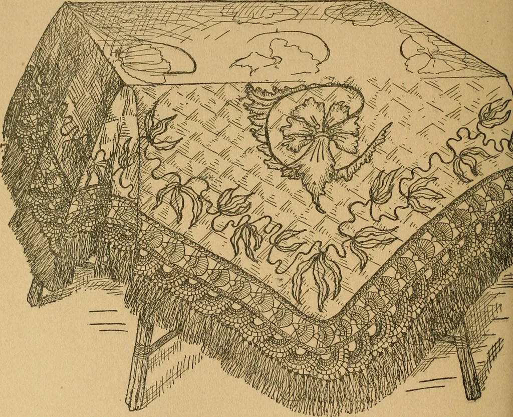 An illustration from Ladies's work for pleasure and profit, 1894, leaf 167