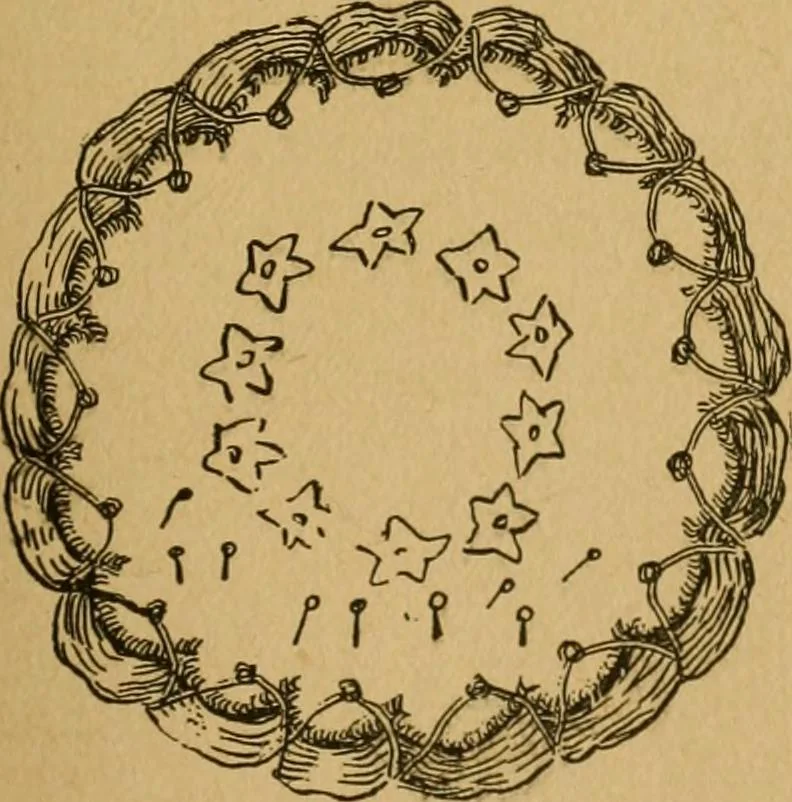 An illustration from Ladies's work for pleasure and profit, 1894, leaf 196