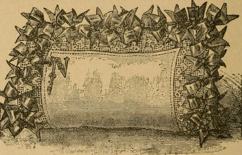 An illustration from Ladies's work for pleasure and profit, 1894, leaf 199