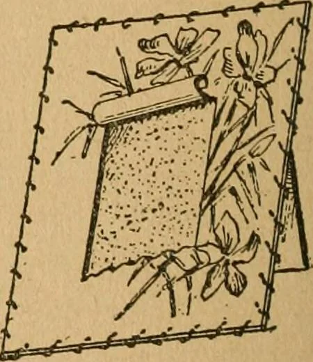 An illustration from Ladies's work for pleasure and profit, 1894, leaf 201