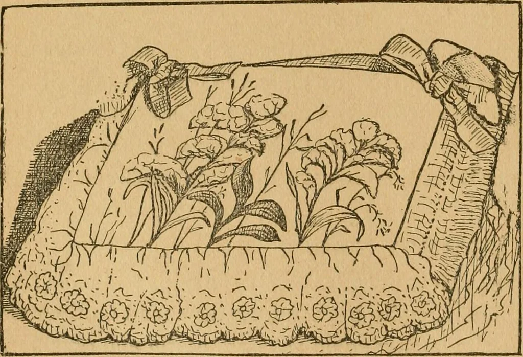 An illustration from Ladies's work for pleasure and profit, 1894, leaf 223