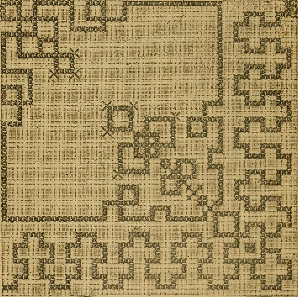 An illustration from Ladies's work for pleasure and profit, 1894, leaf 242