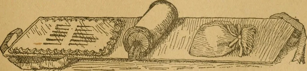 An illustration from Ladies's work for pleasure and profit, 1894, leaf 248