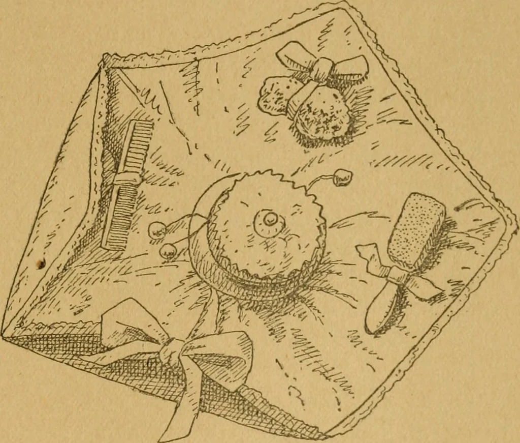 An illustration from Ladies's work for pleasure and profit, 1894, leaf 252