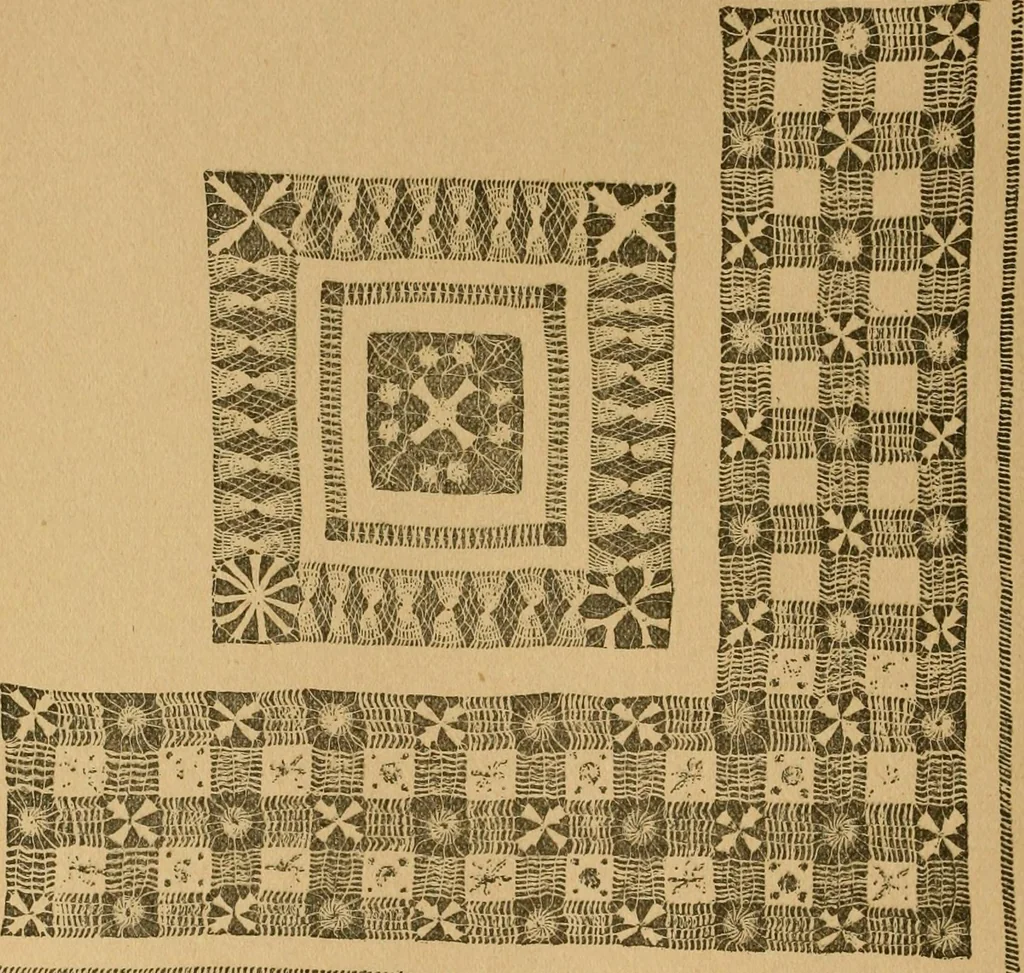 An illustration from Ladies's work for pleasure and profit, 1894, leaf 263