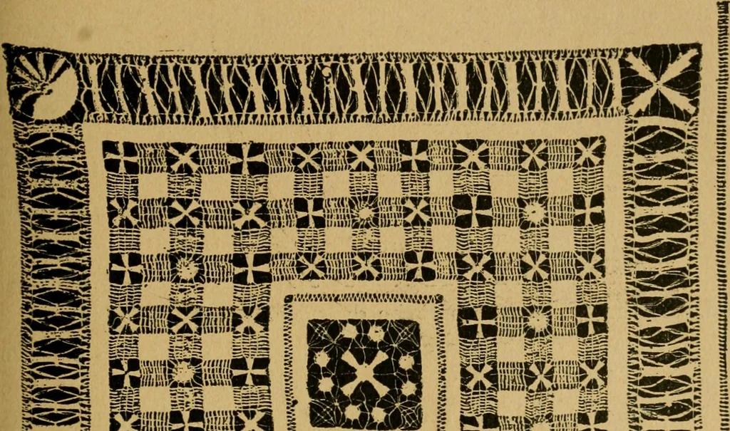 An illustration from Ladies's work for pleasure and profit, 1894, leaf 264