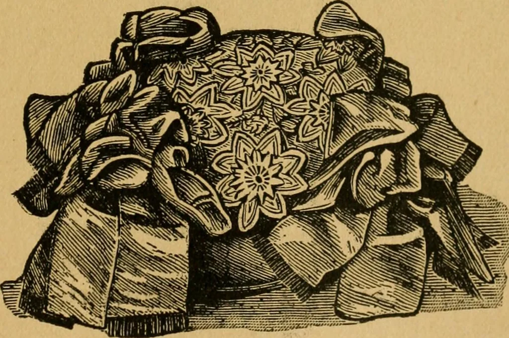 An illustration from Ladies's work for pleasure and profit, 1894, leaf 274
