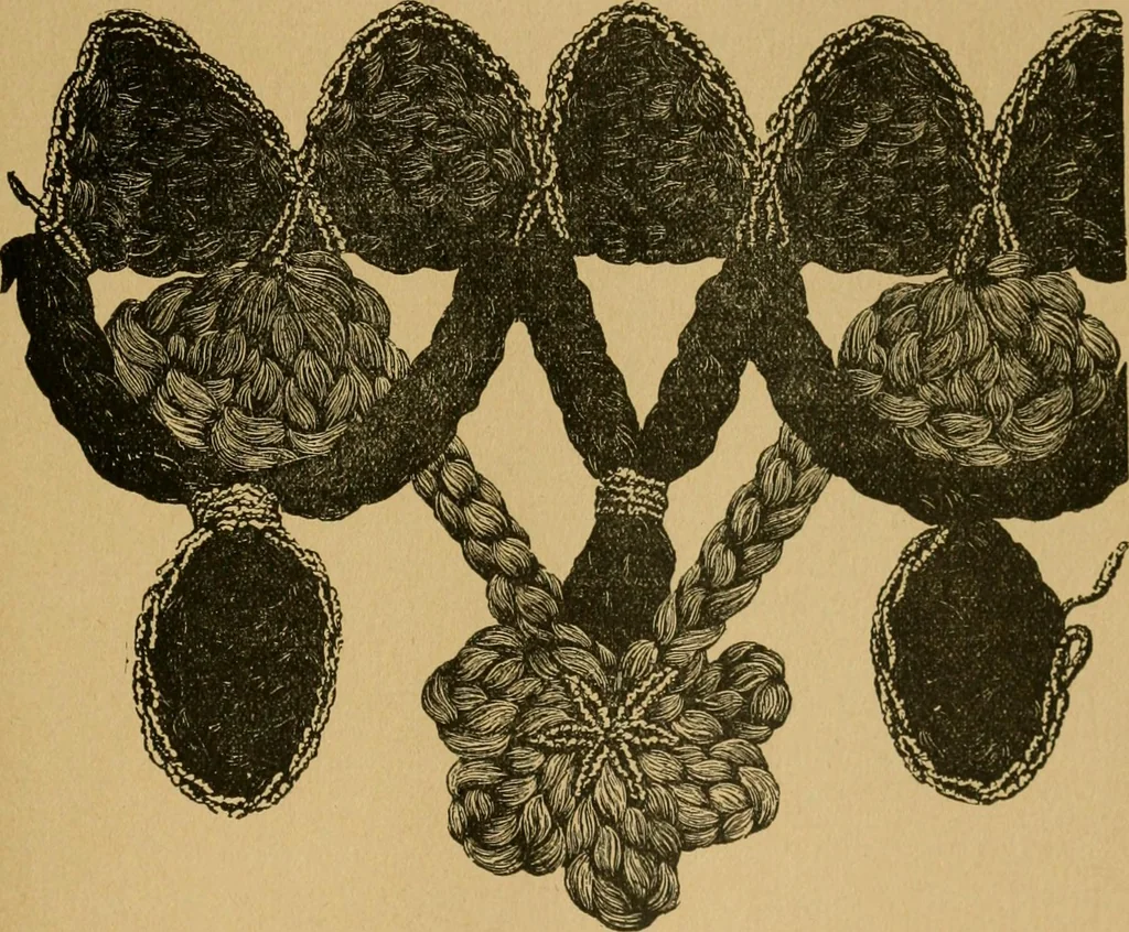 An illustration from Ladies's work for pleasure and profit, 1894, leaf 376
