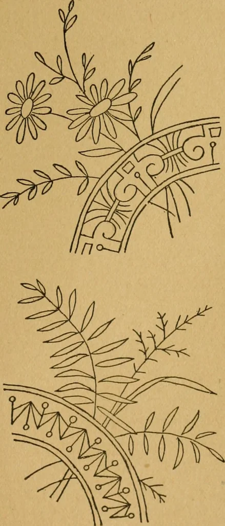 An illustration from Ladies's work for pleasure and profit, 1894, leaf 448