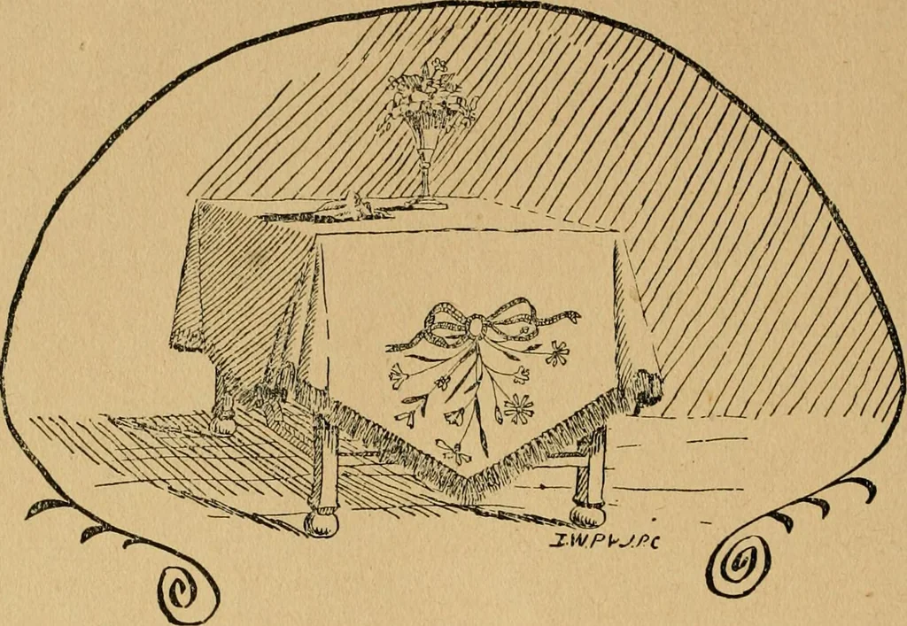 An illustration from Ladies's work for pleasure and profit, 1894, leaf 449