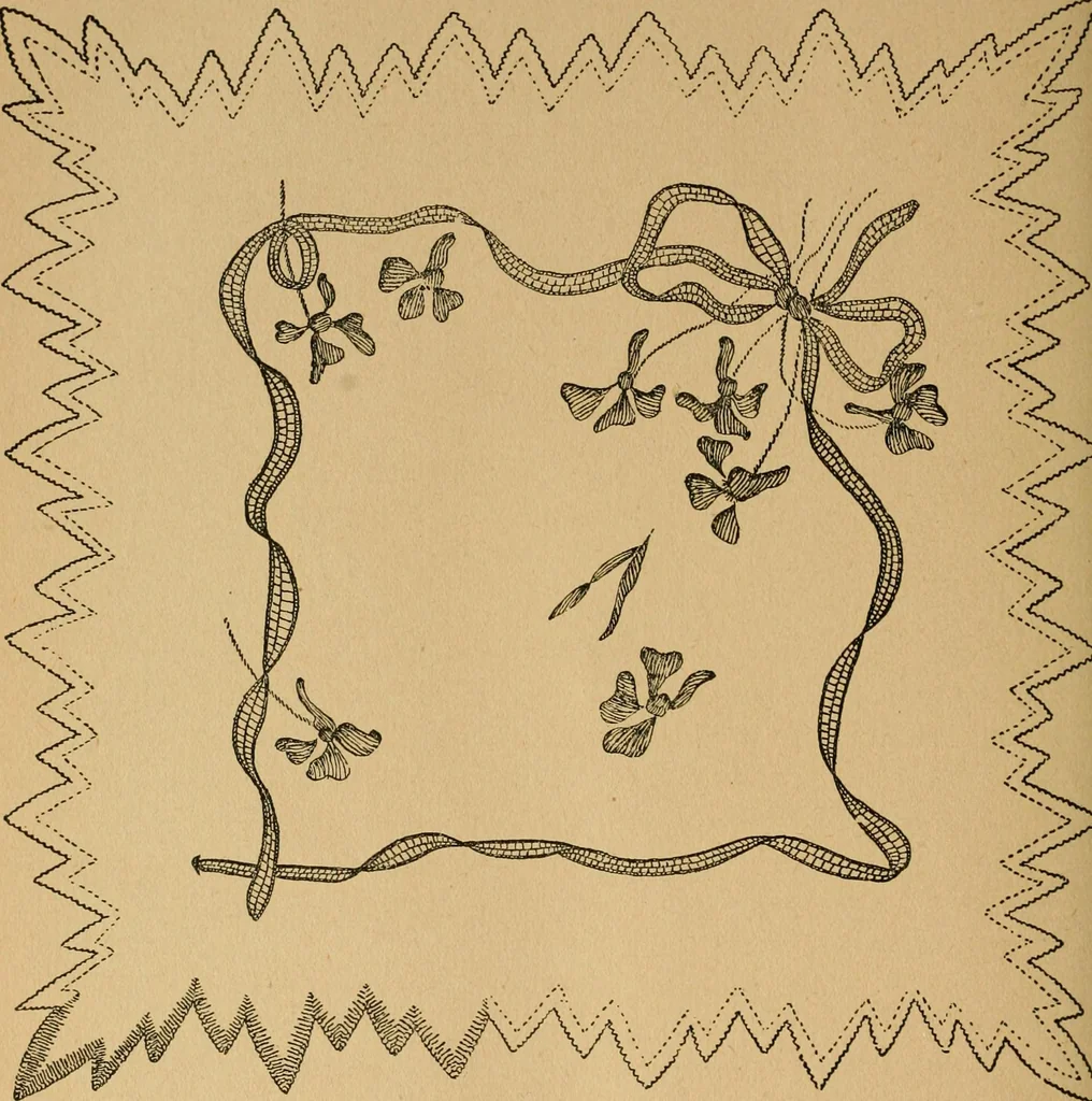 An illustration from Ladies's work for pleasure and profit, 1894, leaf 453