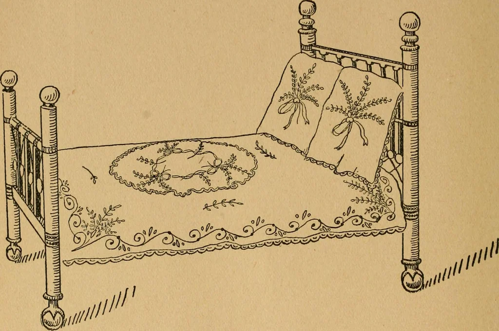 An illustration from Ladies's work for pleasure and profit, 1894, leaf 455
