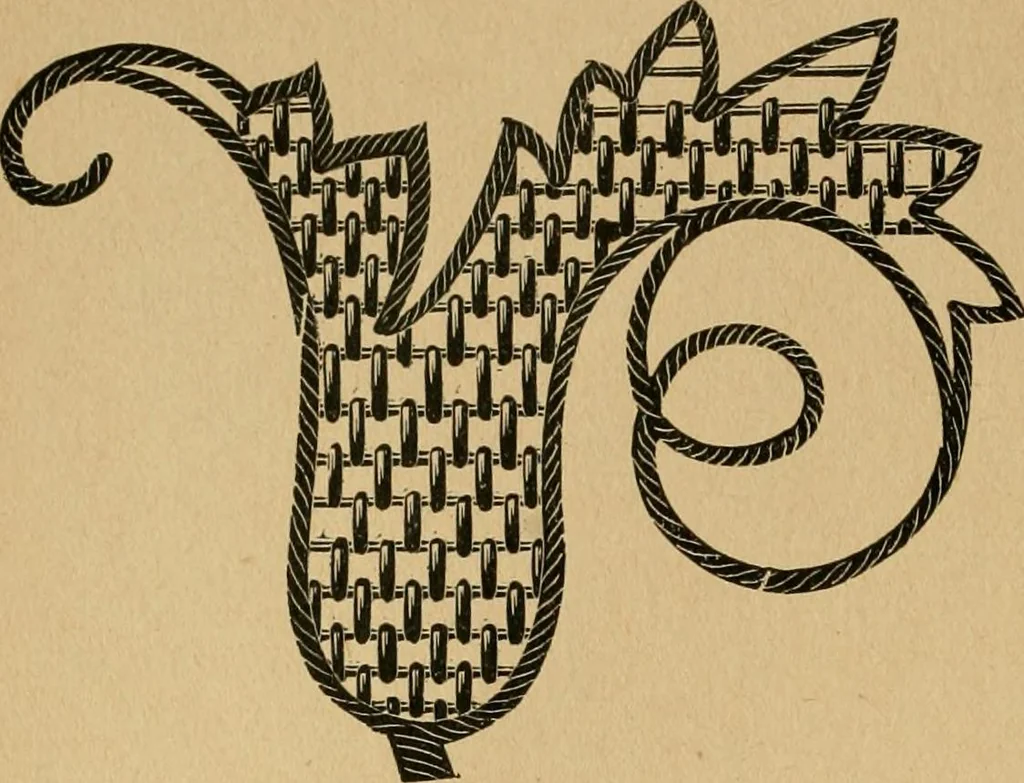 An illustration from Ladies's work for pleasure and profit, 1894, leaf 57