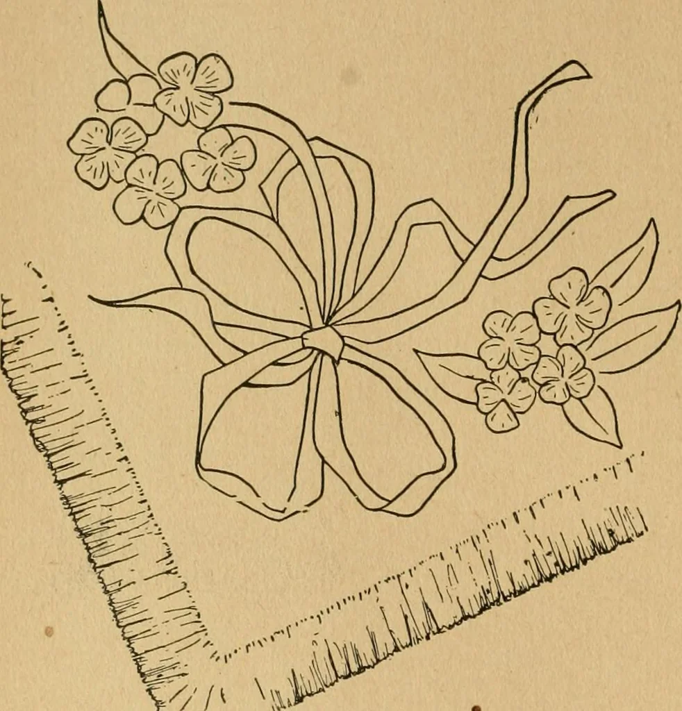 An illustration from Ladies's work for pleasure and profit, 1894, leaf 87