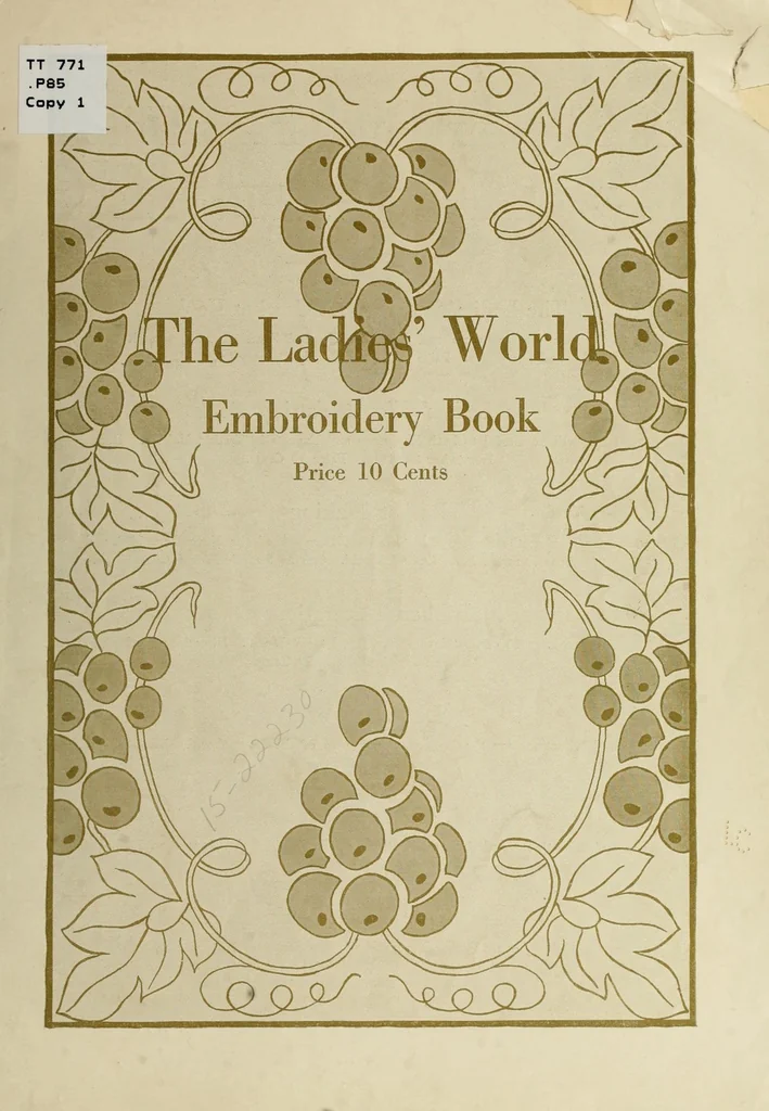 An illustration from The Ladies' world embroidery book, 1915, leaf 1