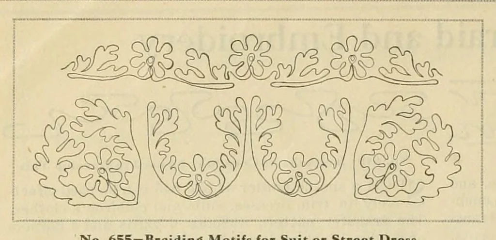 An illustration from The Ladies' world embroidery book, 1915, leaf 28