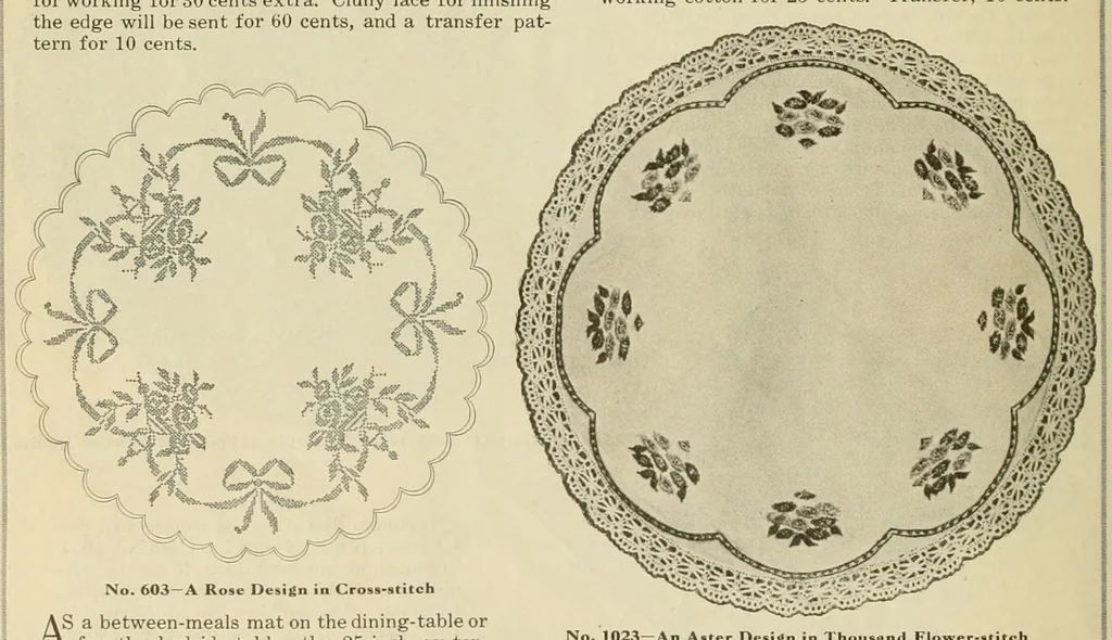 An illustration from The Ladies' world embroidery book, 1915, leaf 6