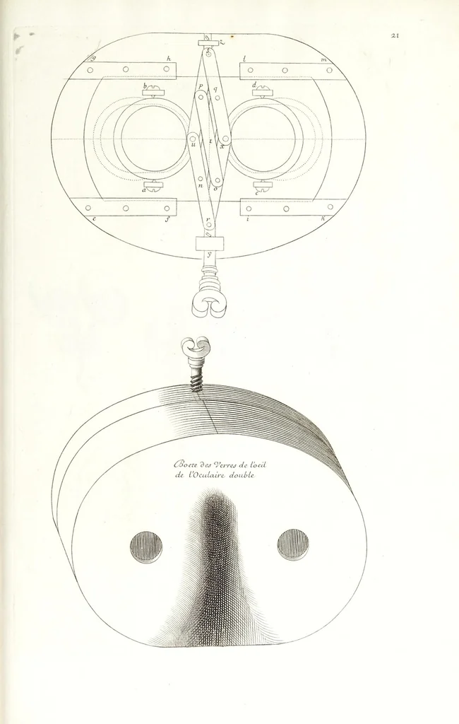 An illustration from La dioptriqve ocvlaire, ov, La theoriqve, la positive, et la mechaniqve, de l'ocvlaire dioptriqve en tovtes ses especes, 1671, leaf 537