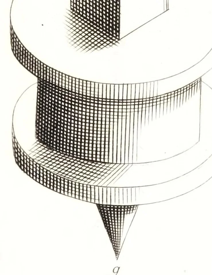 An illustration from La dioptriqve ocvlaire, ov, La theoriqve, la positive, et la mechaniqve, de l'ocvlaire dioptriqve en tovtes ses especes, 1671, leaf 581