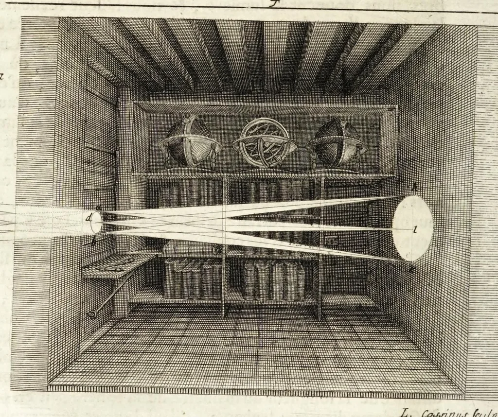 An illustration from La dioptriqve ocvlaire, ov, La theoriqve, la positive, et la mechaniqve, de l'ocvlaire dioptriqve en tovtes ses especes, 1671, leaf 66