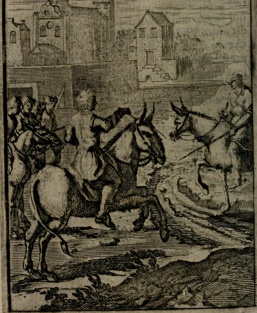 An illustration from La doctrine des moeurs : qui represente en cent tableaux la différence des passions, et enseigne la manière de parvenir à la sagesse universelle, 1688, leaf 115