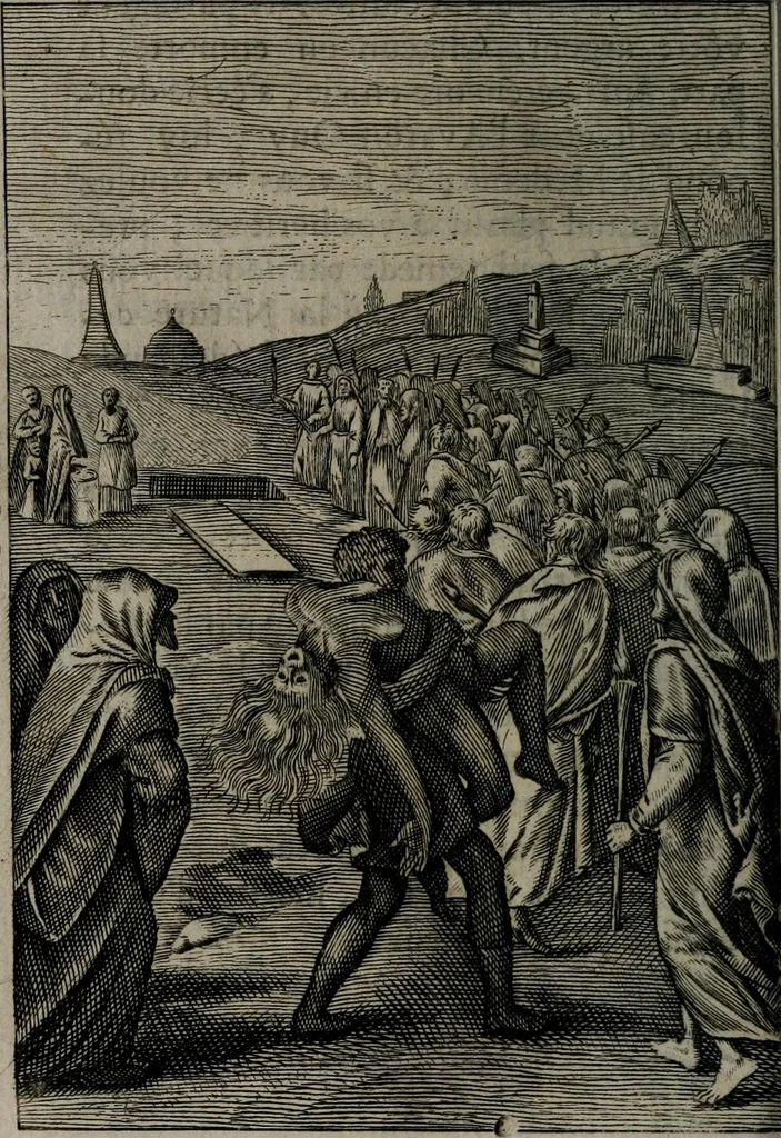 An illustration from La doctrine des moeurs : qui represente en cent tableaux la différence des passions, et enseigne la manière de parvenir à la sagesse universelle, 1688, leaf 247