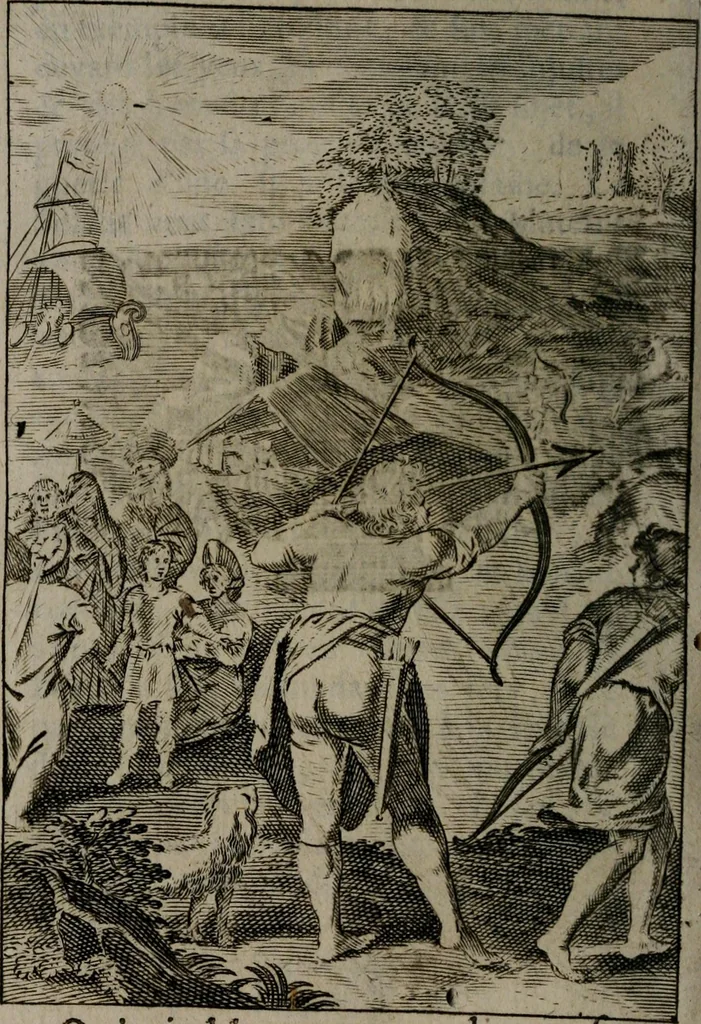 An illustration from La doctrine des moeurs : qui represente en cent tableaux la différence des passions, et enseigne la manière de parvenir à la sagesse universelle, 1688, leaf 273