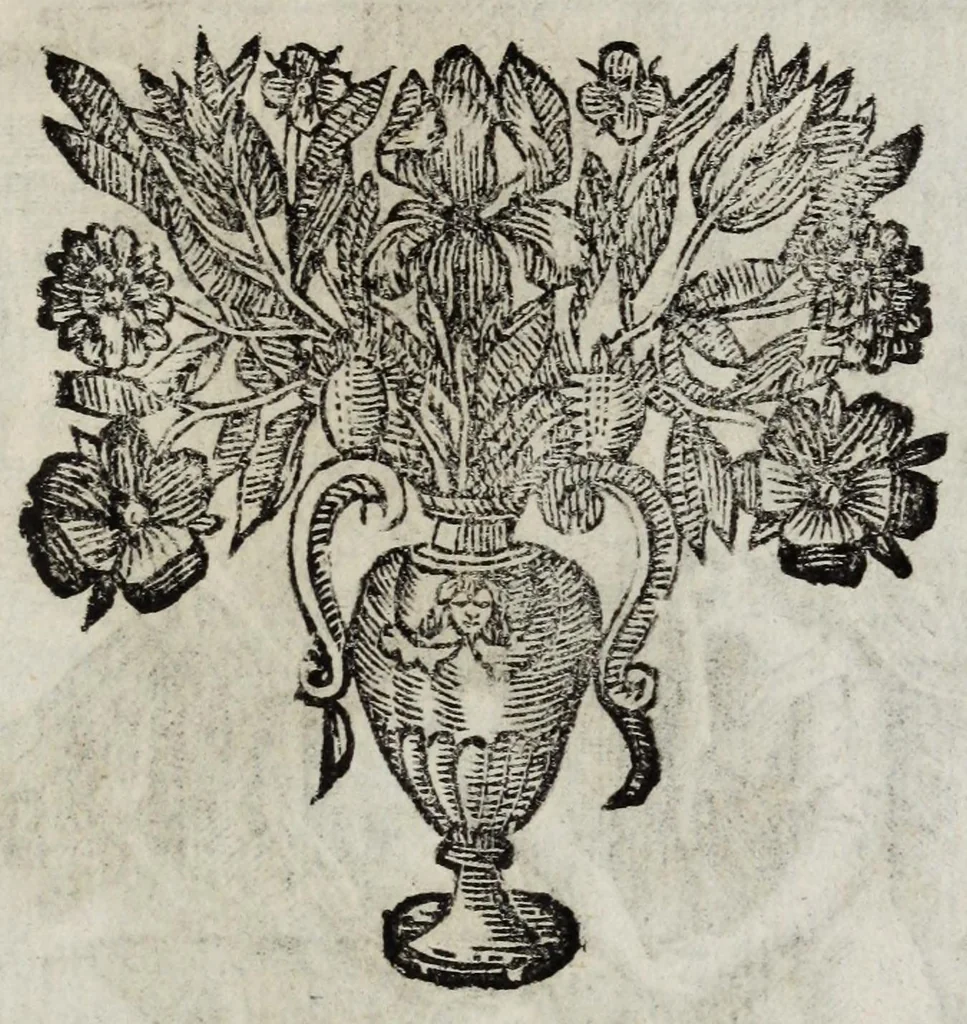 An illustration from La doctrine des moeurs : ou sont representés en cent tableaux la difference des passions, qui enseignent la maniere de parvenir a la sagesse universelle, 1682, leaf 407
