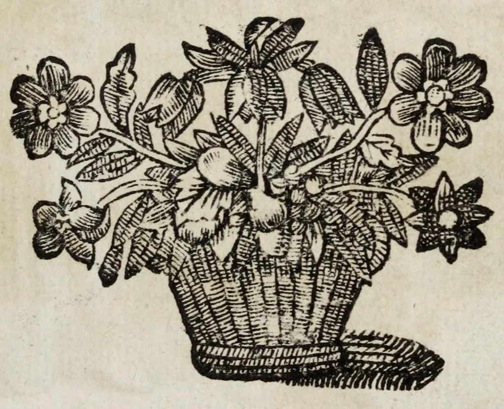 An illustration from La doctrine des moeurs : ou sont representés en cent tableaux la difference des passions, qui enseignent la maniere de parvenir a la sagesse universelle, 1682, leaf 45