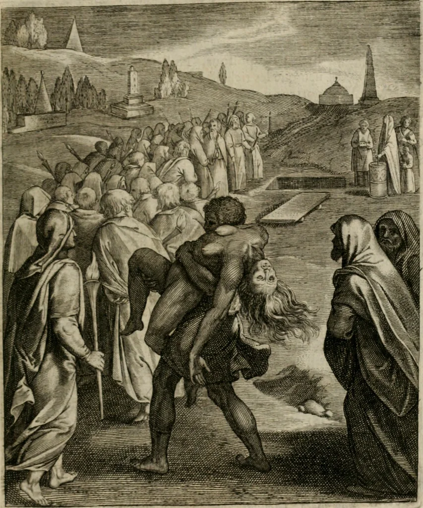 An illustration from La doctrine des moeurs : tiree de la philosophie des stoiques: representee en cent tableaux. Et expliquee en cent discours pour l'instruction de la ieunesse. Au Roy, 1646, leaf 132