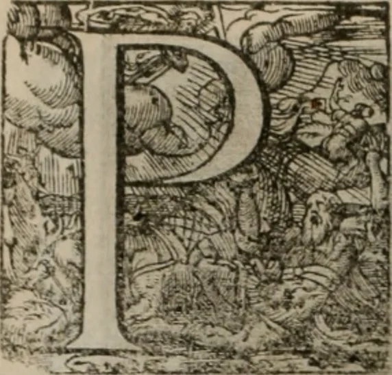An illustration from La doctrine des moeurs : tiree de la philosophie des stoiques: representee en cent tableaux. Et expliquee en cent discours pour l'instruction de la ieunesse. Au Roy, 1646, leaf 201