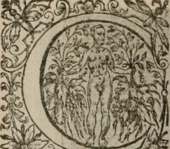 An illustration from La doctrine des moeurs : tiree de la philosophie des stoiques: representee en cent tableaux. Et expliquee en cent discours pour l'instruction de la ieunesse. Au Roy, 1646, leaf 205