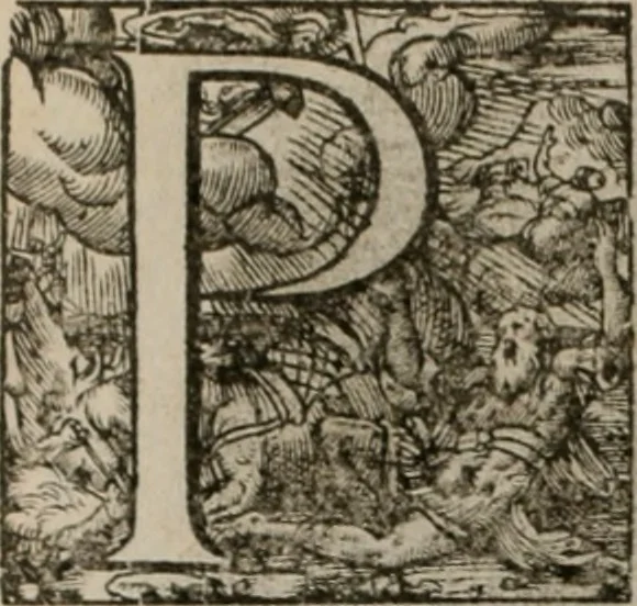 An illustration from La doctrine des moeurs : tiree de la philosophie des stoiques: representee en cent tableaux. Et expliquee en cent discours pour l'instruction de la ieunesse. Au Roy, 1646, leaf 213