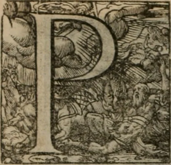 An illustration from La doctrine des moeurs : tiree de la philosophie des stoiques: representee en cent tableaux. Et expliquee en cent discours pour l'instruction de la ieunesse. Au Roy, 1646, leaf 223