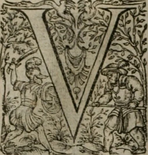An illustration from La doctrine des moeurs : tiree de la philosophie des stoiques: representee en cent tableaux. Et expliquee en cent discours pour l'instruction de la ieunesse. Au Roy, 1646, leaf 79