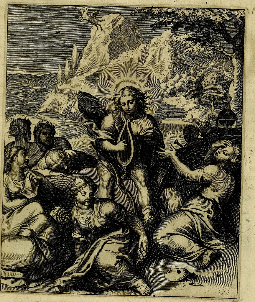 An illustration from La doctrine des moevrs, tiree de la philosophie des stoiques, representee en cent tableavx et expliqvee en cent discovrs pour l'instruction de la ieunesse, 1646, leaf 186