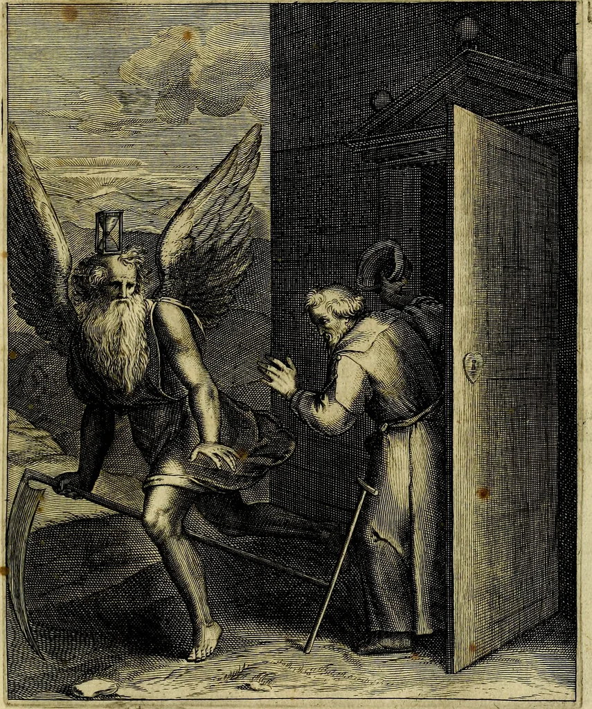 An illustration from La doctrine des moevrs, tiree de la philosophie des stoiques, representee en cent tableavx et expliqvee en cent discovrs pour l'instruction de la ieunesse, 1646, leaf 206