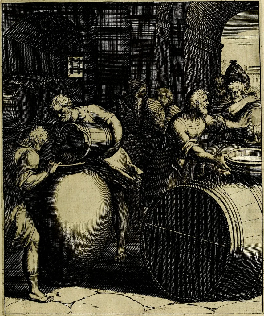 An illustration from La doctrine des moevrs, tiree de la philosophie des stoiques, representee en cent tableavx et expliqvee en cent discovrs pour l'instruction de la ieunesse, 1646, leaf 36