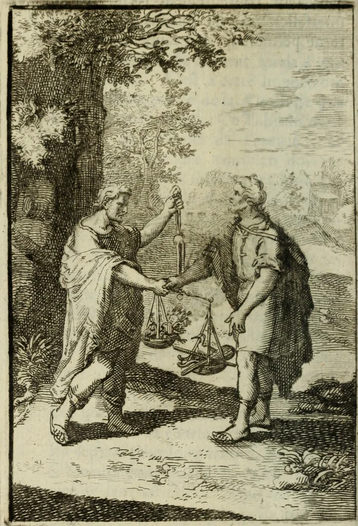 An illustration from La doctrine des murs, 1685, leaf 105