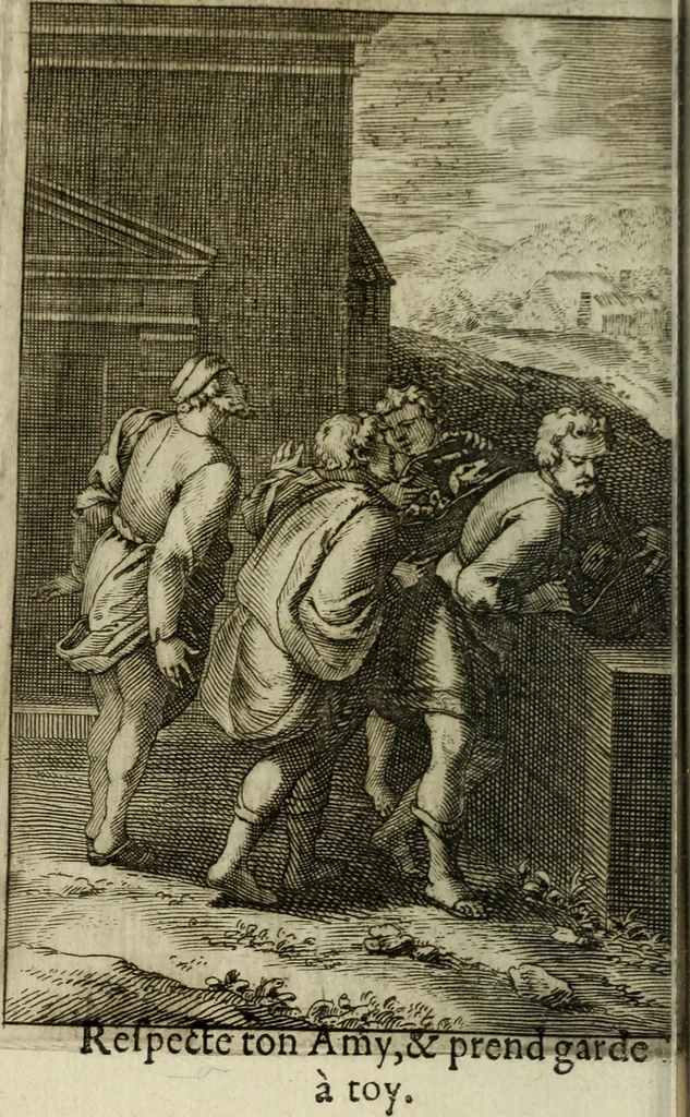 An illustration from La doctrine des murs, 1685, leaf 125