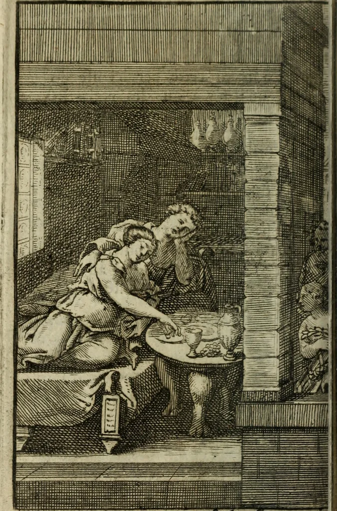 An illustration from La doctrine des murs, 1685, leaf 141