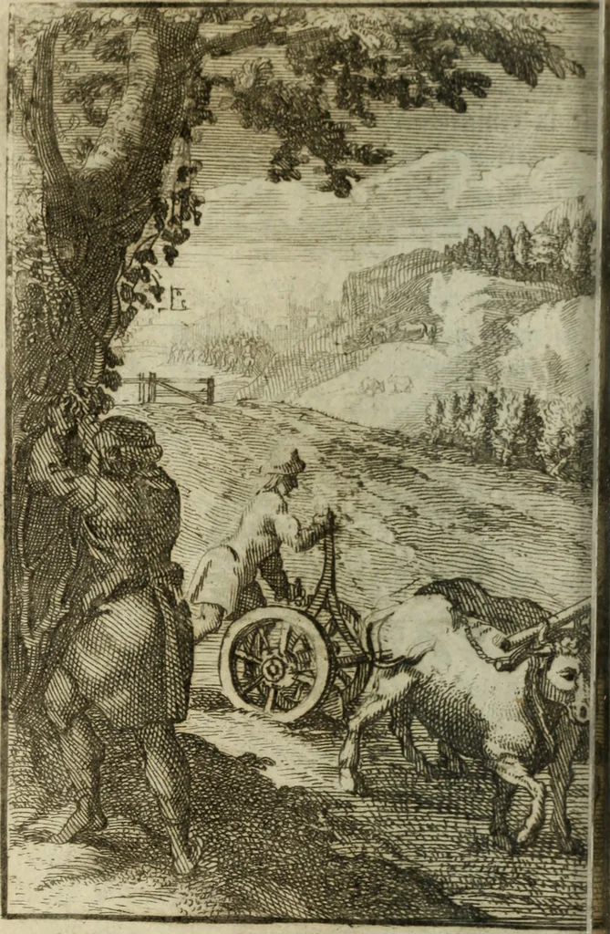 An illustration from La doctrine des murs, 1685, leaf 149